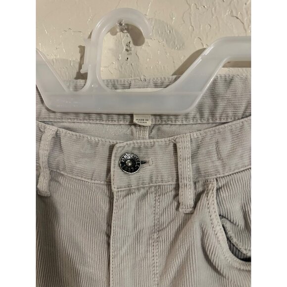 Madewell Distressed Style Cropped Curdoroy Straight Leg Jeans - Picture 7 of 11